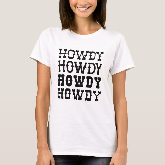 T-shirt Howdy (Devant)