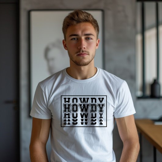 T-shirt Howdy
