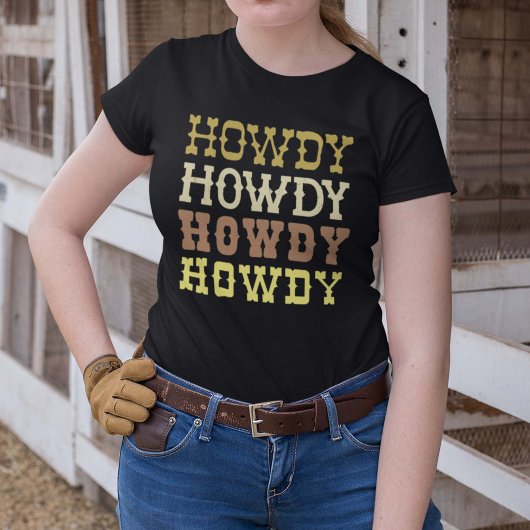 T-shirt Howdy