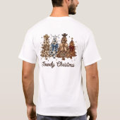 T-shirt Howdy Christmas, Western Christmas (Dos)
