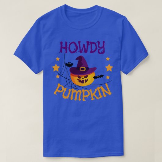 T-shirt Howdy Citrouille 12 (Design devant)