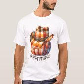T-shirt Howdy Citrouille - Automne (Devant)