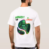 T-shirt Howdy Go Lucky ! - La chance et le rire irlandais (Dos)