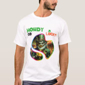 T-shirt Howdy Go Lucky ! - Leprechaun's Hide and Seek (Devant)