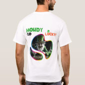 T-shirt Howdy Go Lucky ! - Pot de plaisir de Leprechaun (Dos)