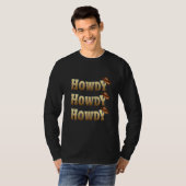 T-shirt Howdy Howdy Howdy Rodeo Western (Devant entier)