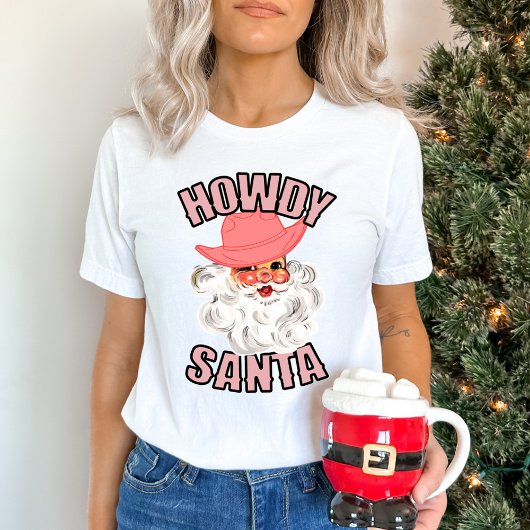 T-shirt Howdy Père Noël Holiday Christmas