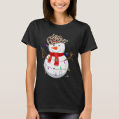 T-shirt Howdy Snowman Funny Cowboy Hat Western Christmas 2 (Devant)
