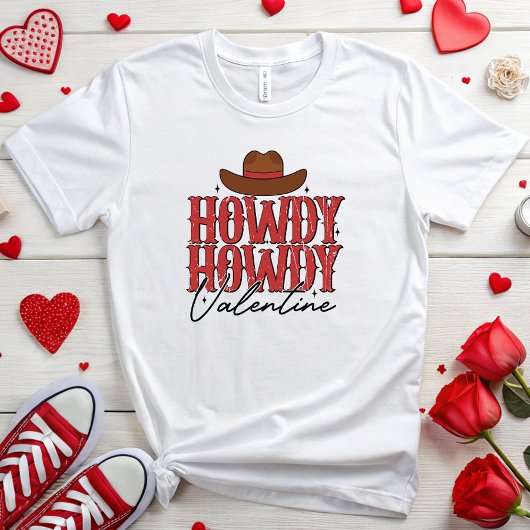 T-shirt Howdy Valentine