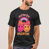 T-shirt Howdy Valentine 2023 Matching Couple Costume (Devant)