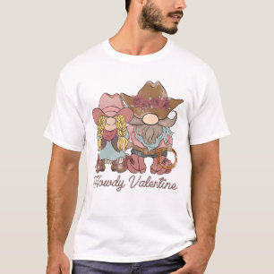 T-shirt Howdy Valentine Country Gnomes
