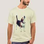 T-shirt Howling Beagle mignon chien (Devant)