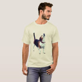 T-shirt Howling Beagle mignon chien (Devant entier)