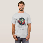 T-shirt Howling Freedom Under the Moonlight (Devant entier)