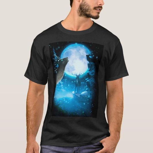 T-shirt Howling Reindeer (Devant)