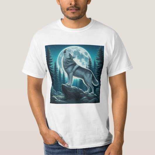 T-shirt Howling Wolf (Devant)
