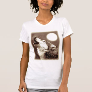 T-shirt Howling Wolf