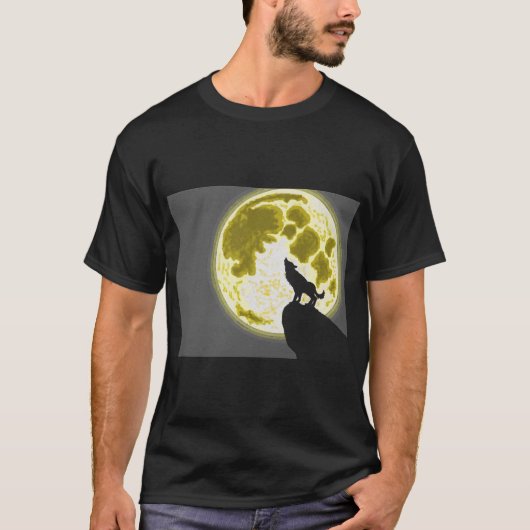 T-shirt Howling wolf (Devant)