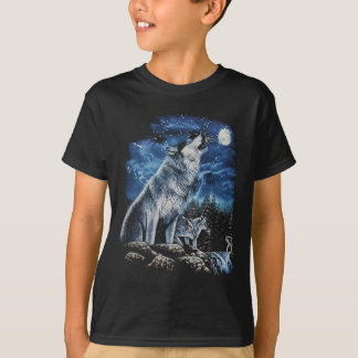 T-shirt Howling Wolf
