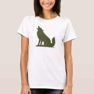 T-shirt Howling Wolf, Amoureux des animaux