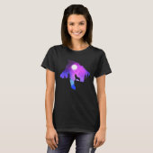 T-shirt Howling Wolf  Spirit Animal Moon Indigenous Native (Devant entier)