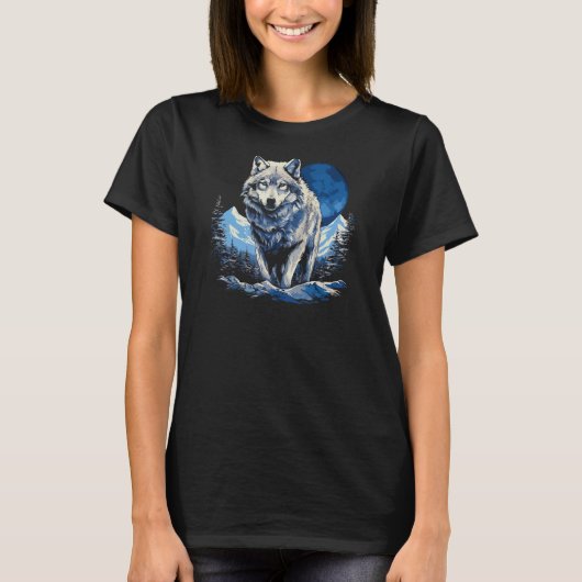 T-shirt Howling Wolves (Devant)