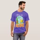 T-shirt Hoy se bebe Dominican Latino (Devant entier)