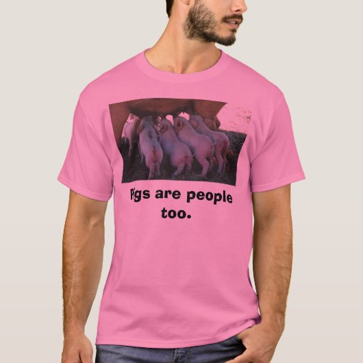 T-shirt hp_scanDS_512101758204, porcs sont les gens aussi (Devant)
