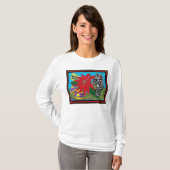 T-shirt HRB - Espoir de Pointsettia de zèbre (Devant entier)