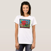 T-shirt HRB - Zebra Pointsettia Hope (Devant entier)