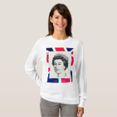 T-shirt HRH Queen Elizabeth II RIP 1926-2022 (Devant entier)