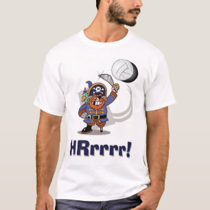T-shirt HRrrrr ! Pirate et boule graphiques de la pièce e