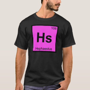 T-shirt HS - Tableau périodique de chimie de Dieu de