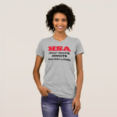 T-shirt "HSA - Aide Selfie Addicts - Trouvez-les un passe- (Devant entier)