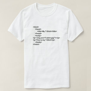 T-shirt html