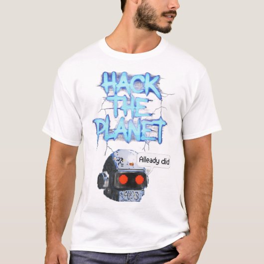 T-shirt HTP T White (Devant)