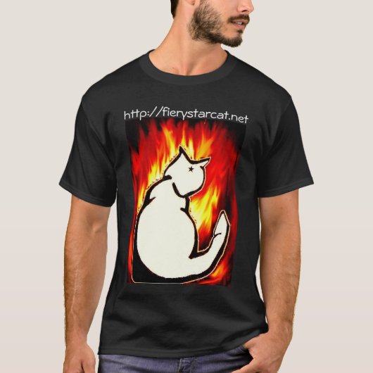 T-shirt http://fierystarcat.net (Devant)