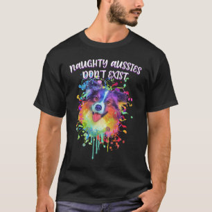 T-shirt Hu Hu, berger australien, n'existe pas chez les Au