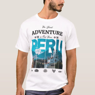 T-shirt Huaraz Pérou   Ancash, Inca, Andes, Piste