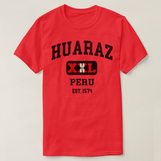 T-shirt Huaraz Pérou XXL Design sportif (Design devant)