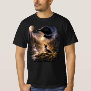 T-shirt Huard imbécile d'oiseau de loup canadien – hurard