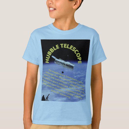 T-shirt Hubble Telescope (Devant)