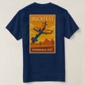 T-shirt Huckfest T with state flag (Design dos)