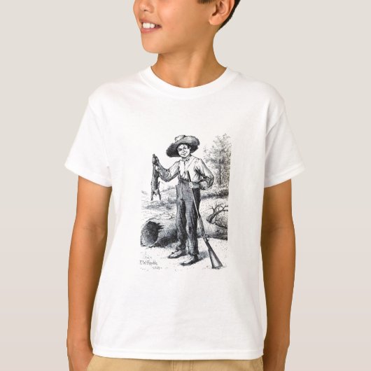 T-shirt Huckleberry Finn (Devant)