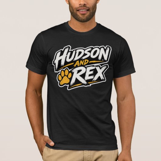 T-shirt Hudson et Rex (Devant)
