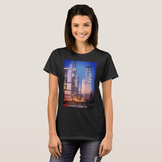 T-shirt Hudson Yards (navire) West Side Manhattan, New Yor (Devant entier)