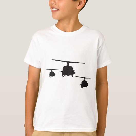 T-shirt Huey Chopper Hélicoptère Fréquent Circulaire Vietn (Devant)