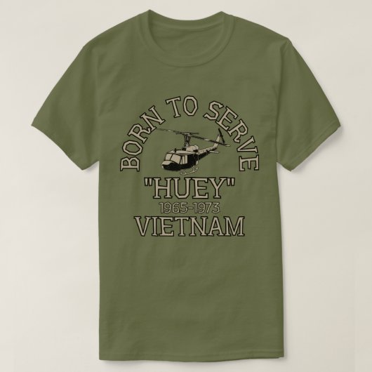 T-shirt Huey Helicopter Vietnam (Design devant)