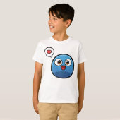 T-shirt Huez les produits bleus (Devant entier)