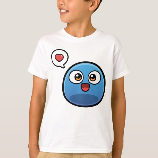 T-shirt Huez les produits bleus (Devant)